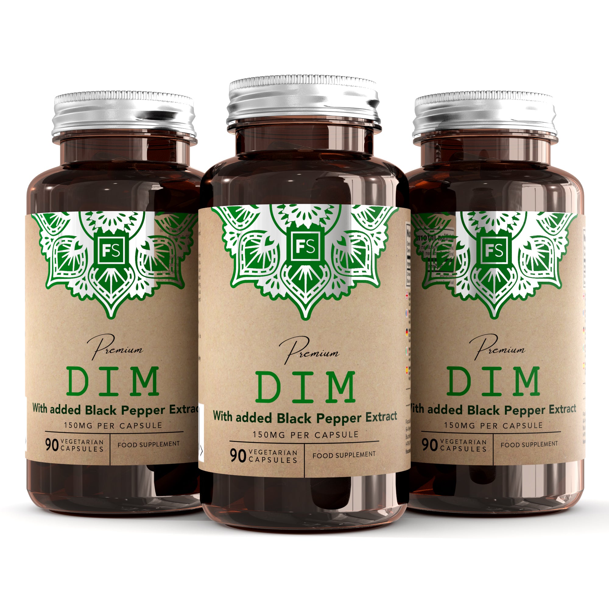 DIM (Diindolylmethane) with Black Pepper Extract