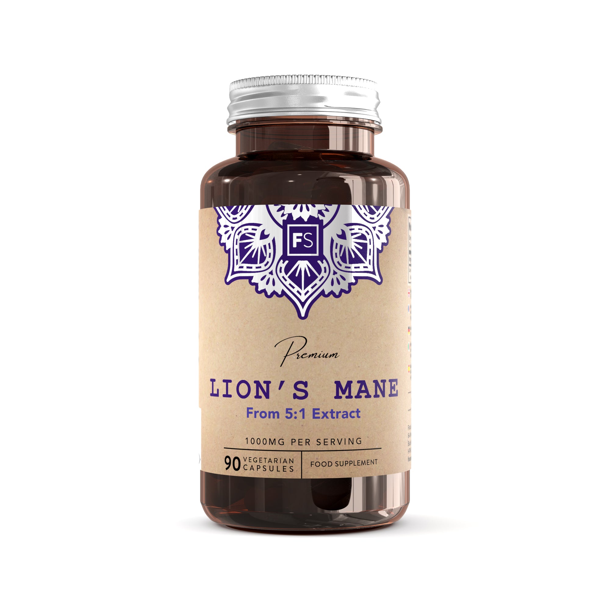 Lion’s Mane 5:1 Extract 1000mg